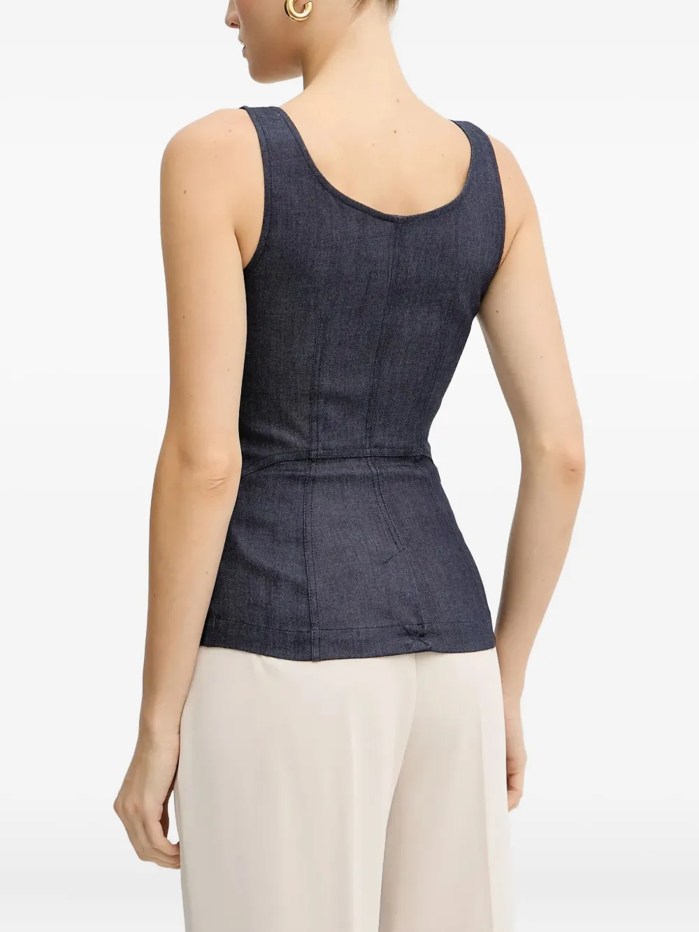 Marciano Zip-fastening Pocket Top In Blue