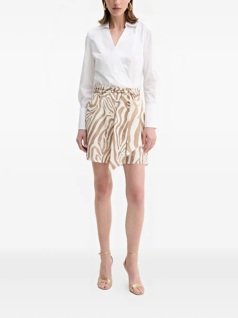 Marciano Tyra wrap-detail top - Wit