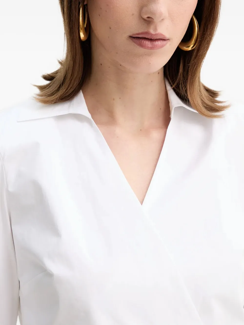 Marciano Tyra Wrap-detail Top In White