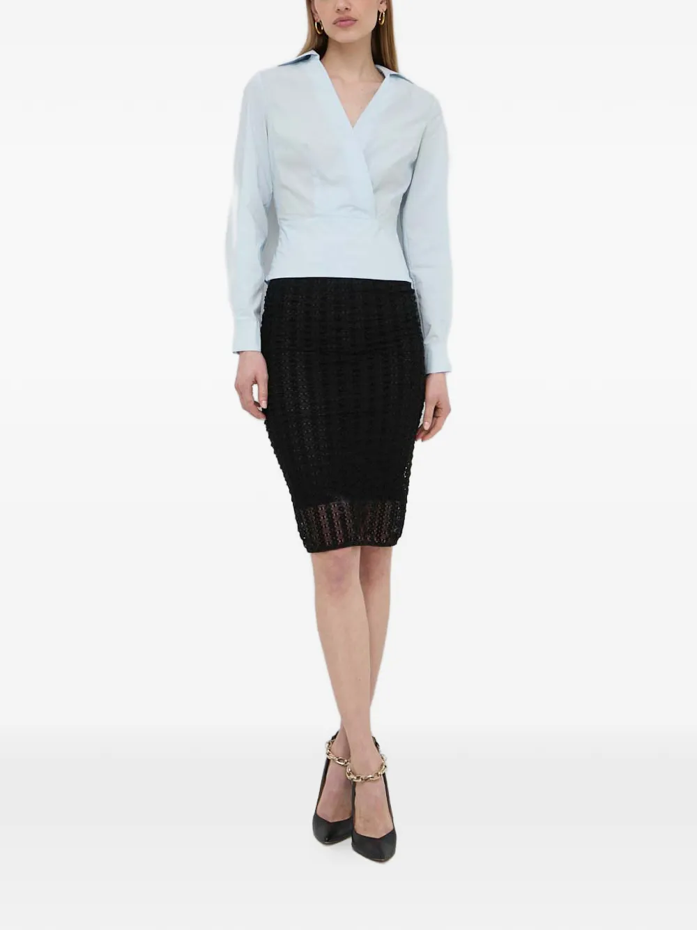 MARCIANO by GUESS wrap-bow top | Blouses | Image 2