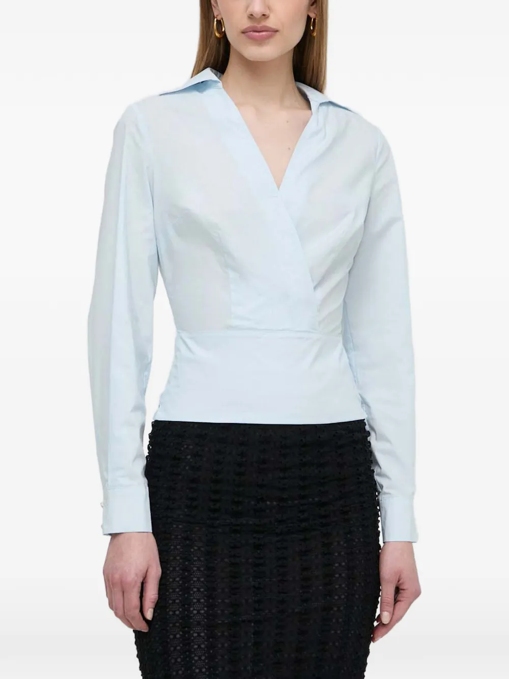 MARCIANO by GUESS wrap-bow top | Blue | Image 1