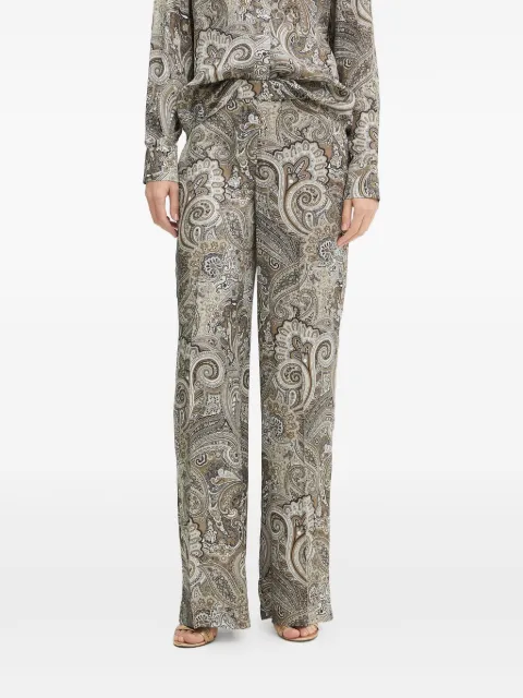 Marciano paisley-print trousers