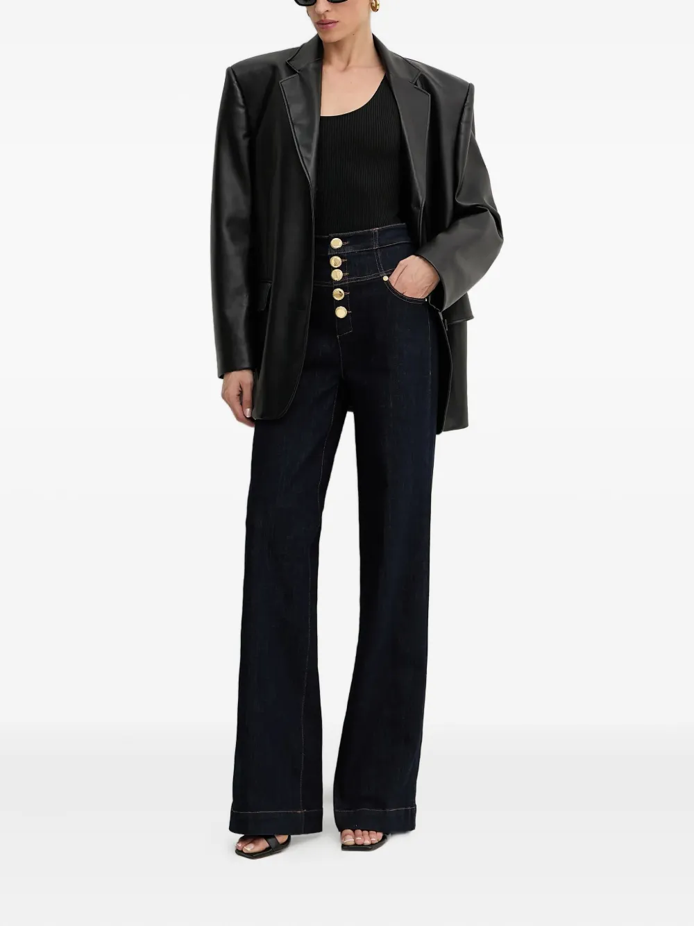 GUESS USA Jeans met knopen - Blauw