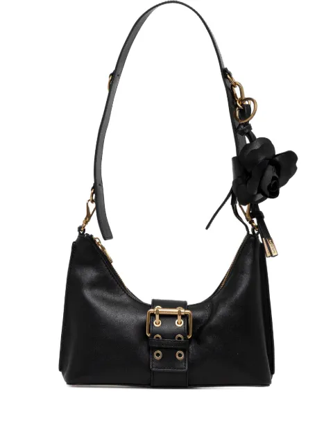MARCIANO by GUESS rose-appliqué buckle shoulder bag