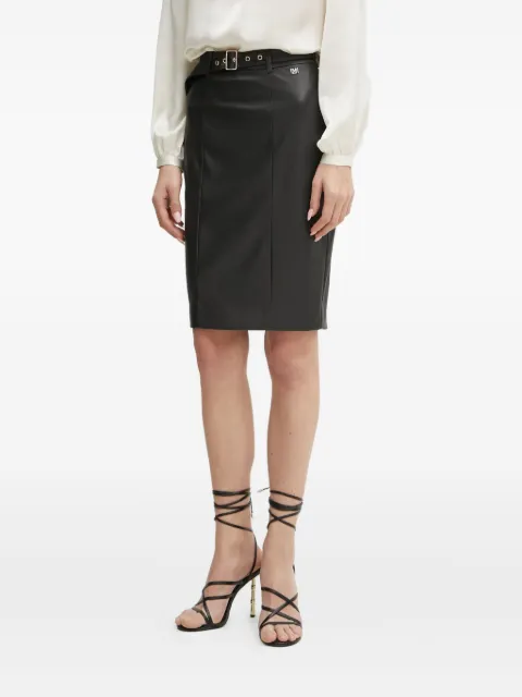 GUESS USA belted pencil midi skirt