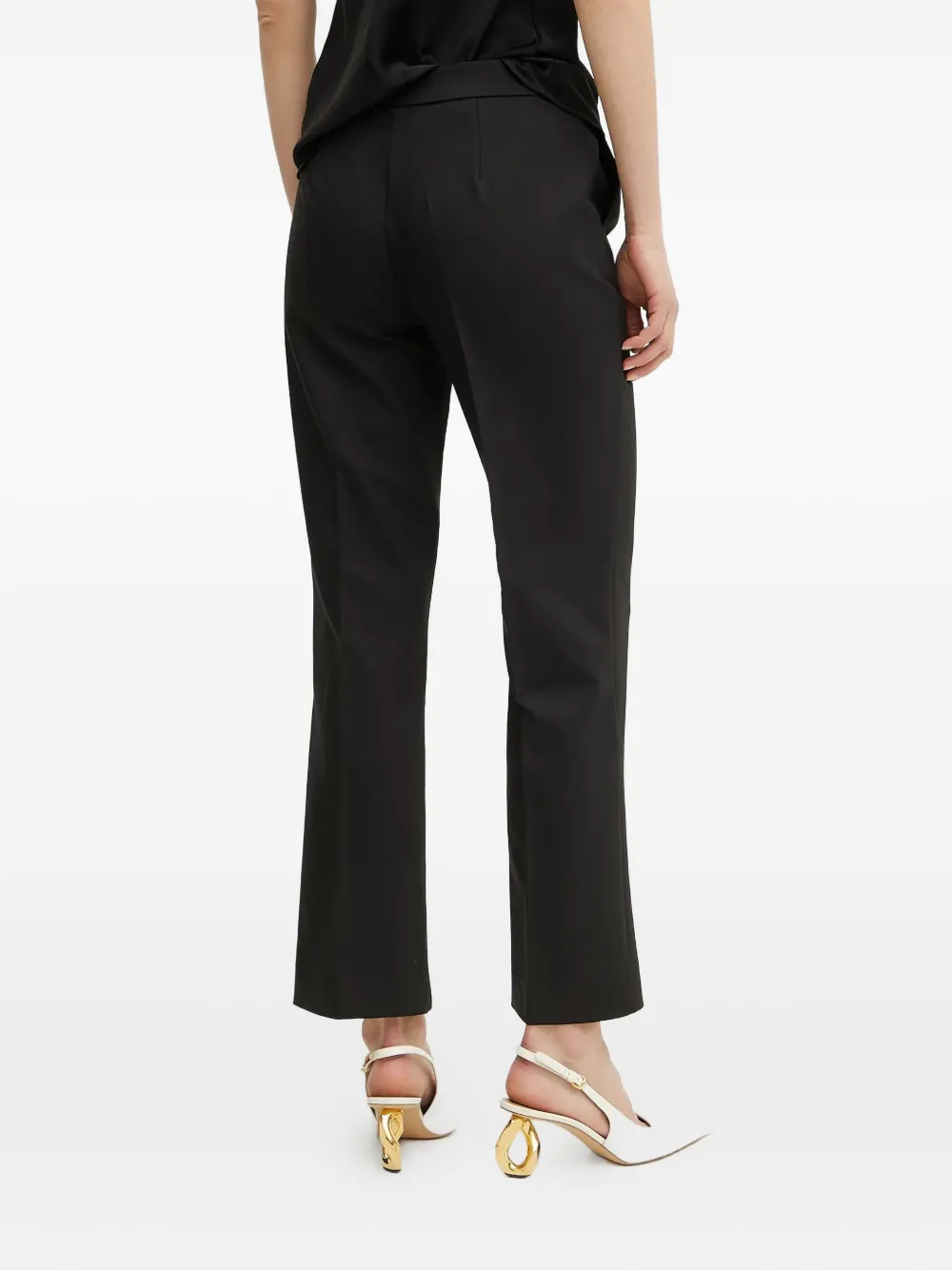 Guess Usa Chain-detail Trousers In Black