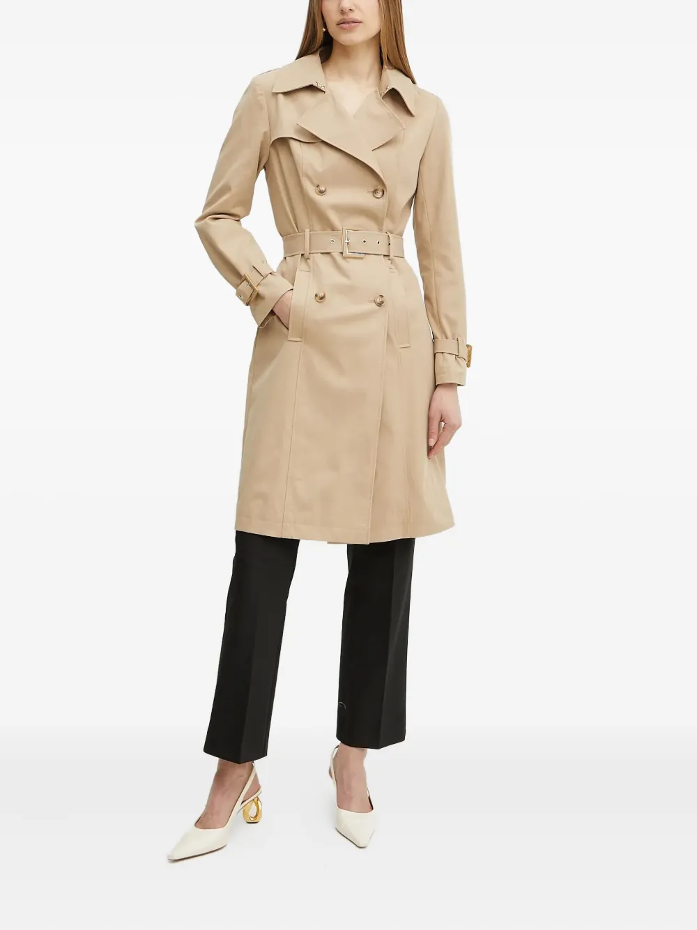 GUESS USA Calça com detalhe de corrente | Calça social | Image 2