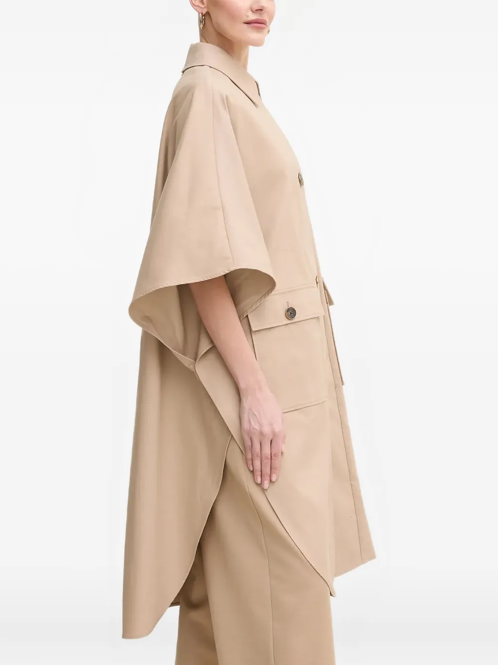 Guess Usa X Marciano Cindy Belted Coat In Neutral