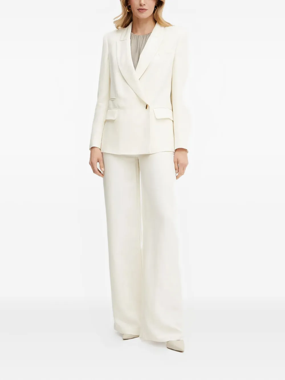 Marciano Greta logo-plaque pants - Wit