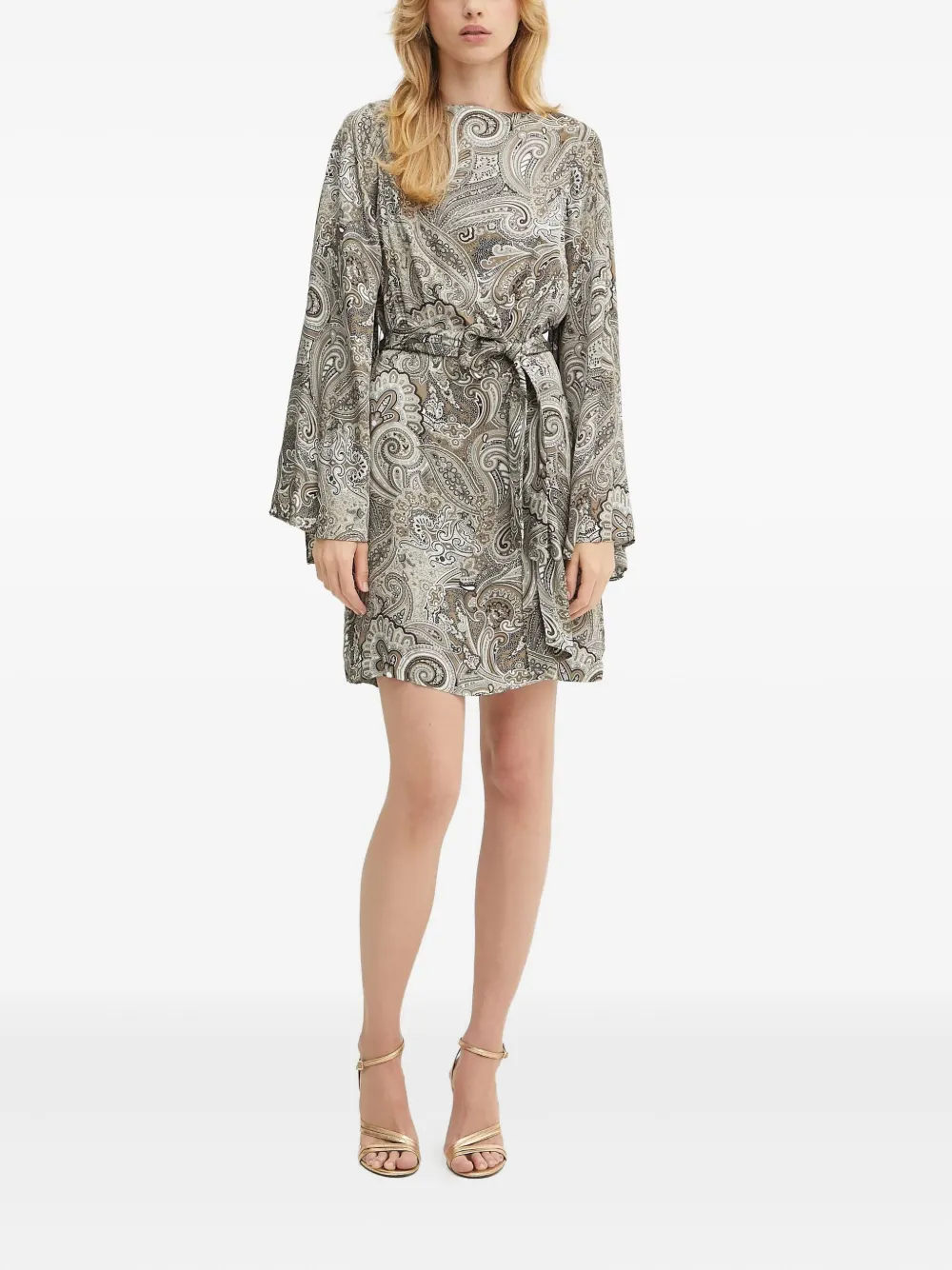 Marciano Loredana paisley-print mini dress - Bruin