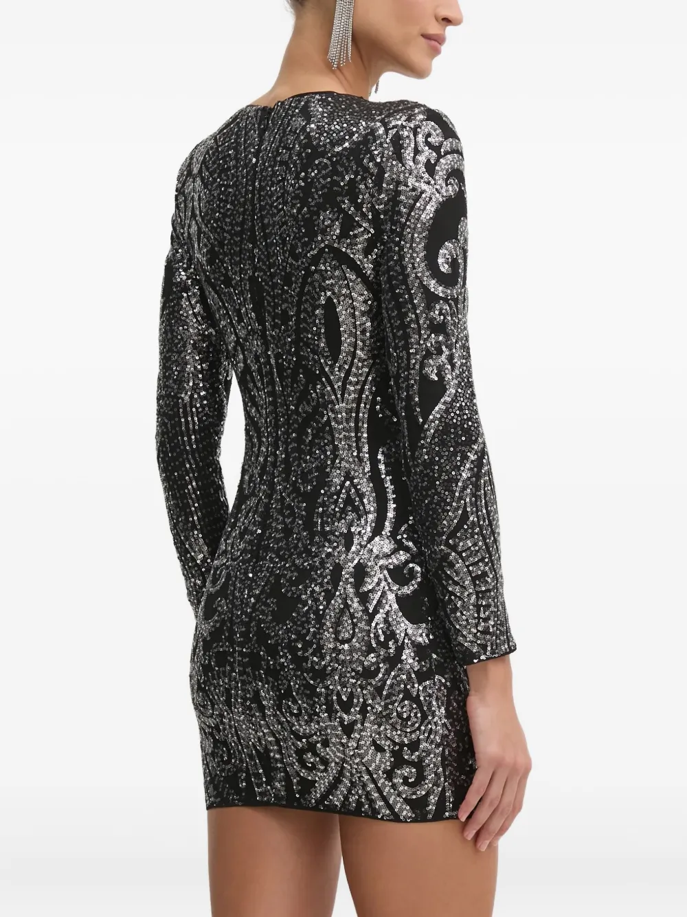 GUESS USA Isla mini-jurk verfraaid met pailletten Zwart