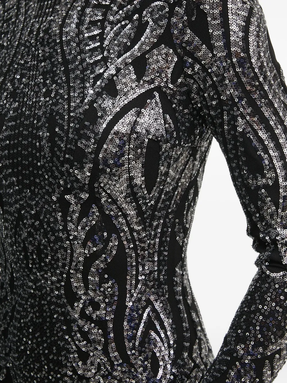 GUESS USA Isla mini-jurk verfraaid met pailletten Zwart