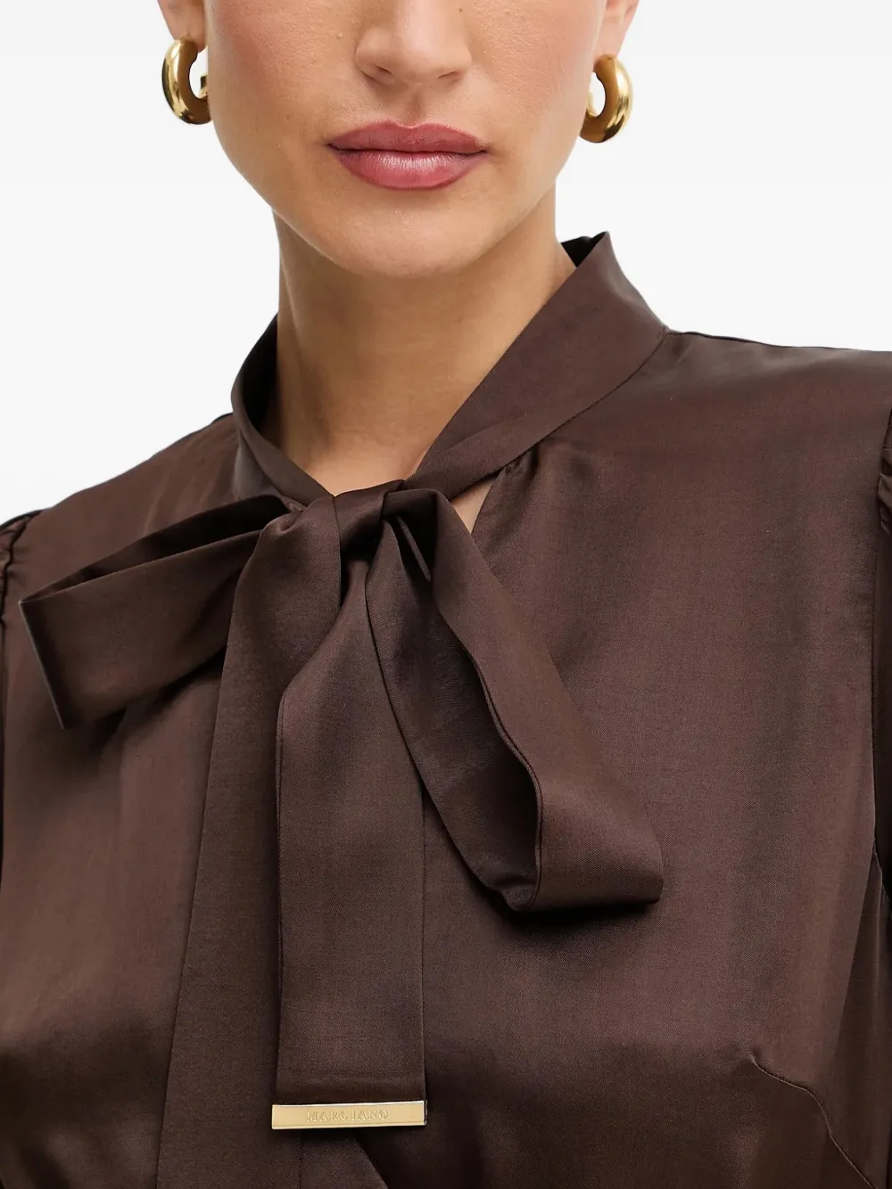 Marciano Alanis Mini Dress In Brown