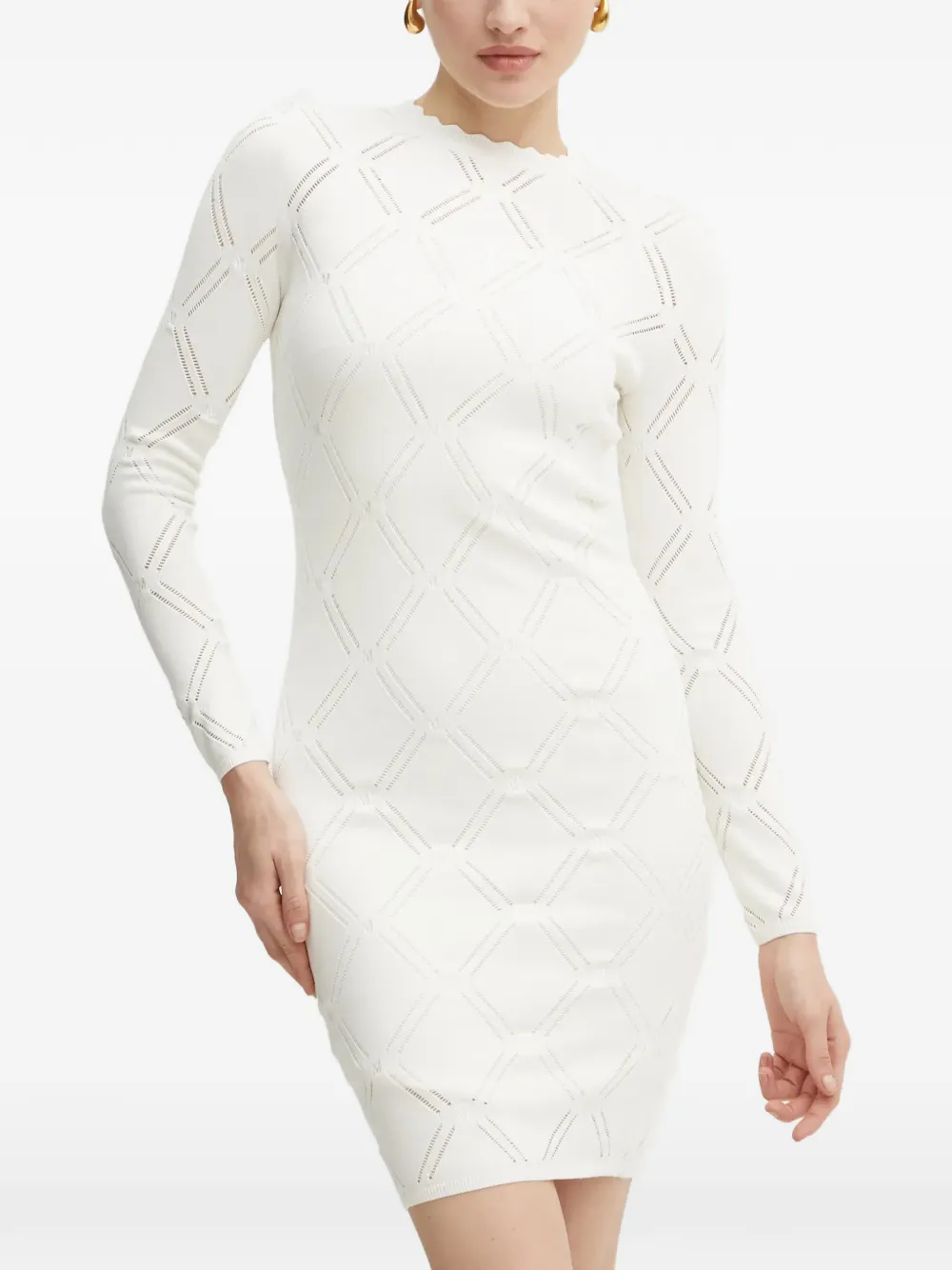 MARCIANO by GUESS Minikleid mit Rautenmuster - Weiß