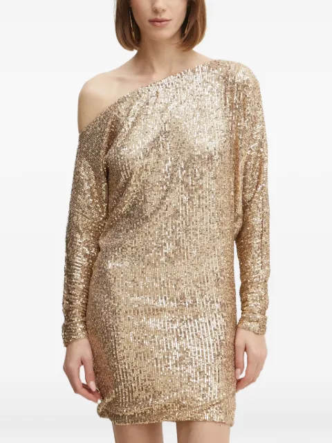 MARCIANO by GUESS sequin one-shoulder mini dress