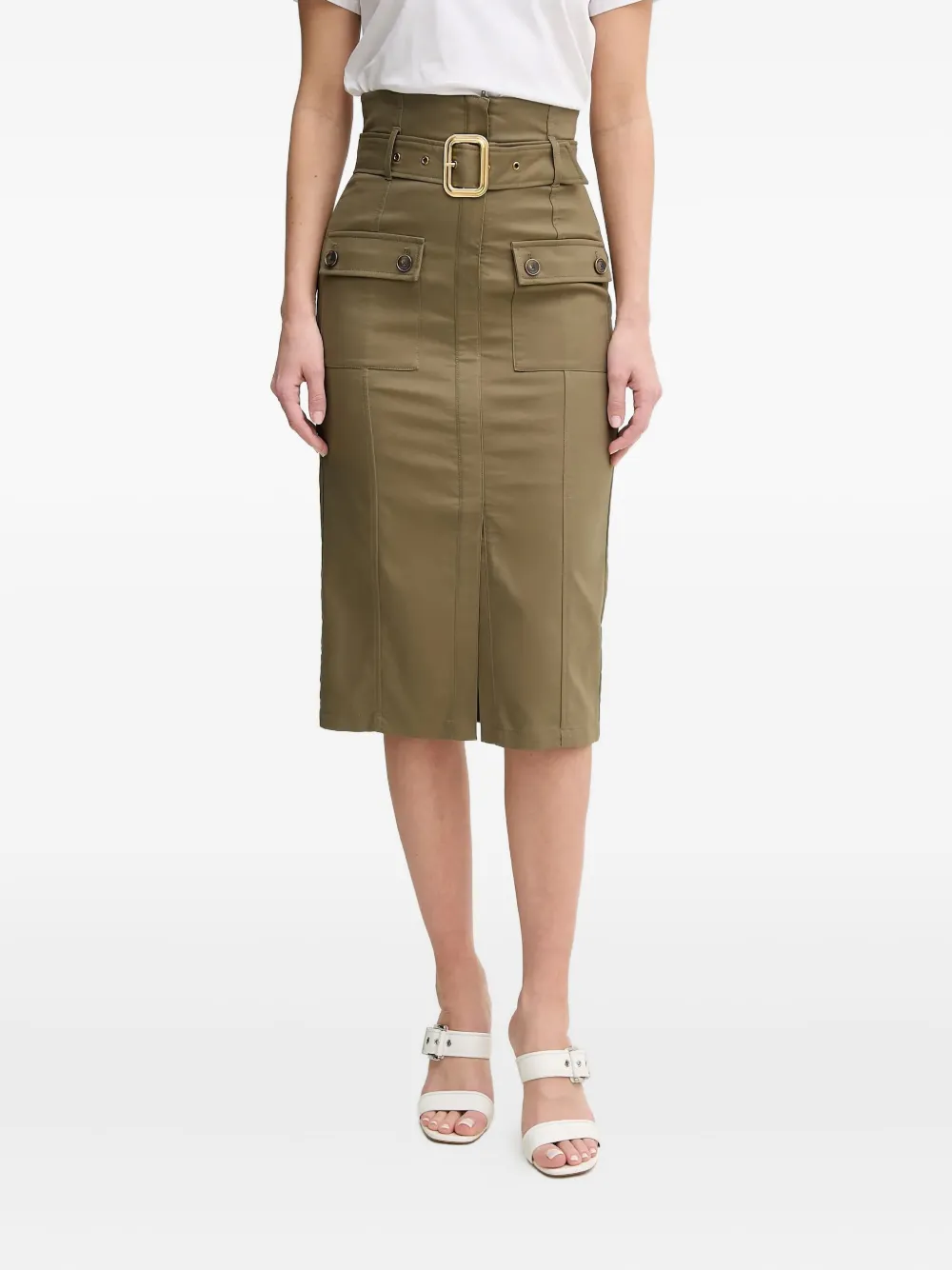 GUESS USA Cindy midi skirt | verde | Image 1
