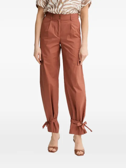 GUESS USA bow-detail cargo pants
