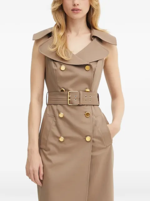 MARCIANO by GUESS Nada belted button midi dress