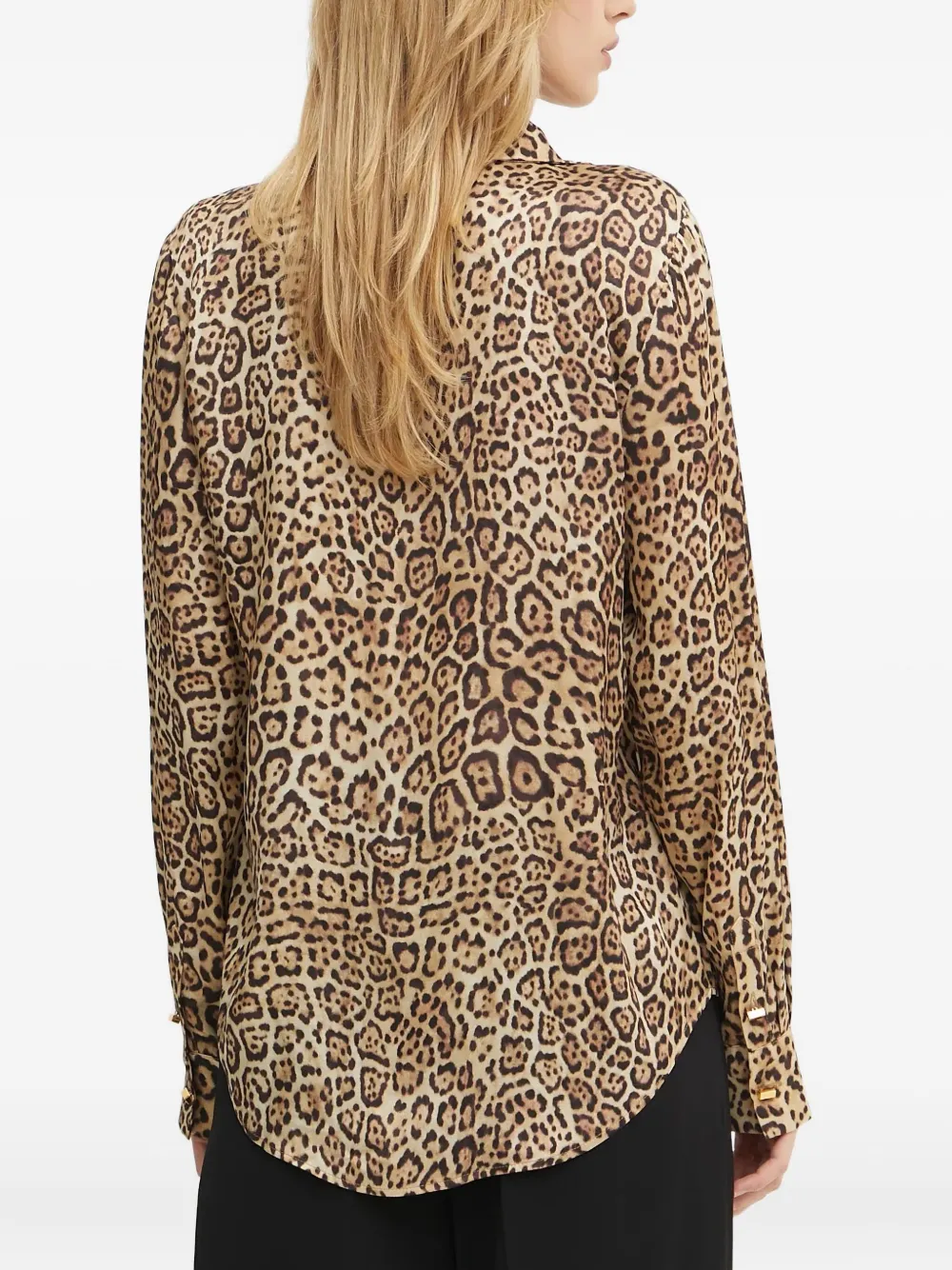  Guess Usa Leopard-print Shirt - Brown 