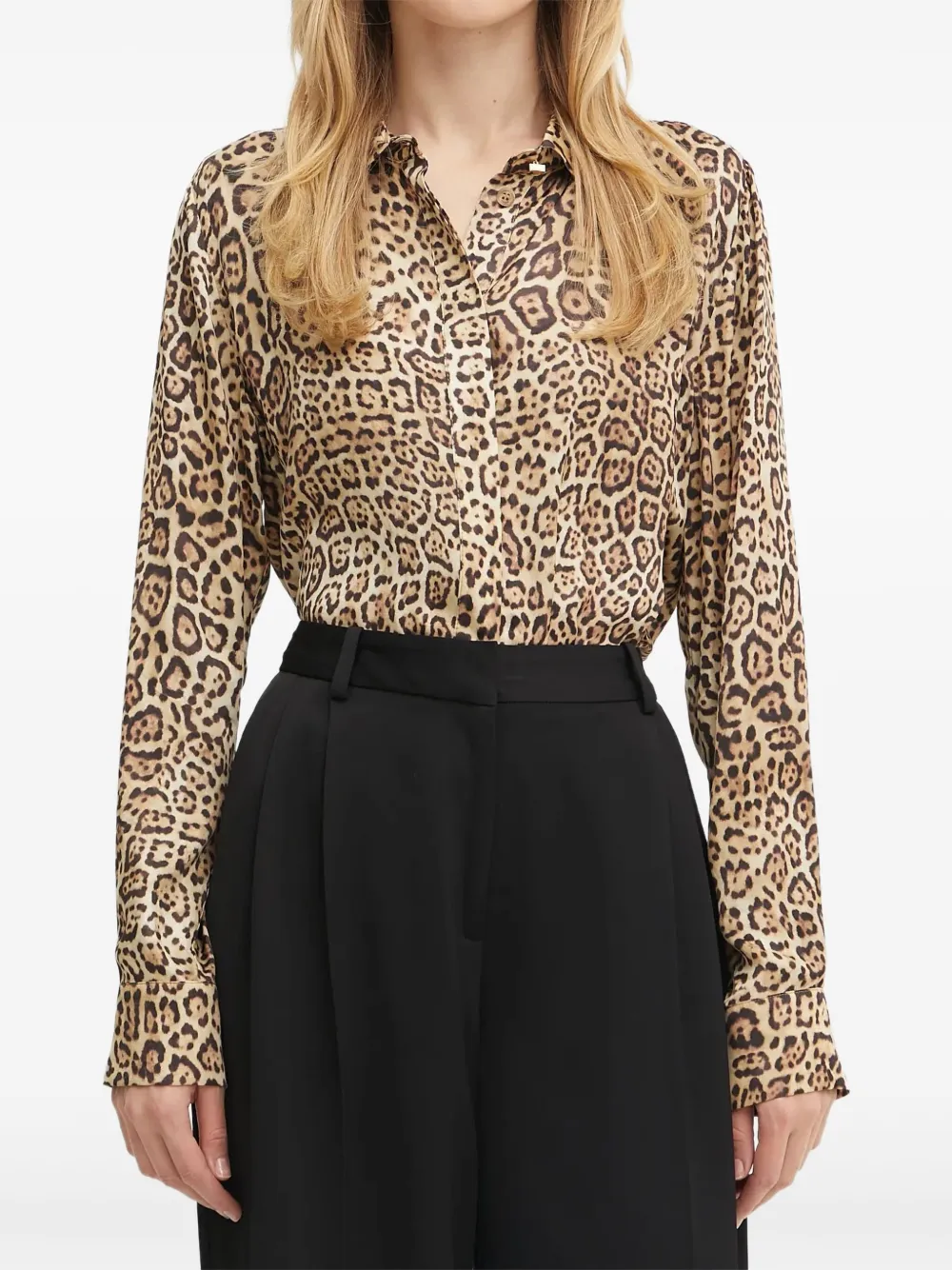 GUESS USA leopard-print shirt - ブラウン GUESS USA leopard-print shirt - ブラウン