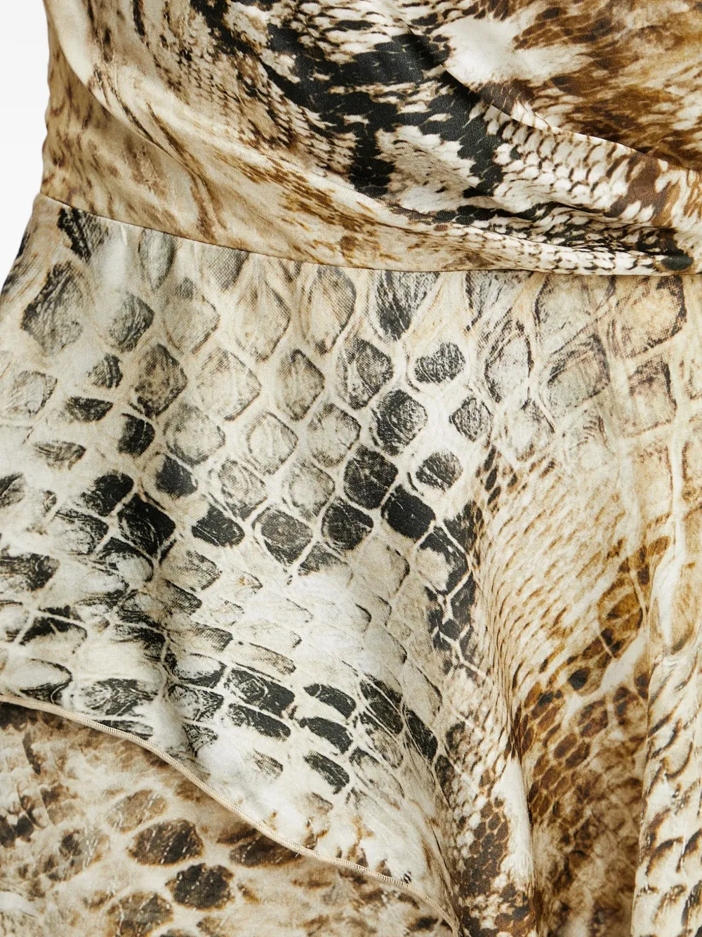 MARCIANO by GUESS Midi-jurk met dierenprint Beige