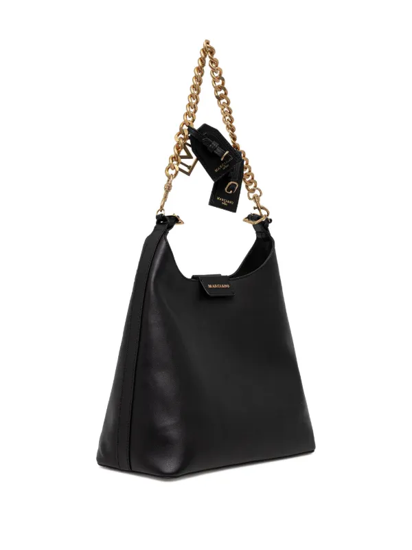 MARCIANO By GUESS charm-detail Leather Shoulder Bag | Black 