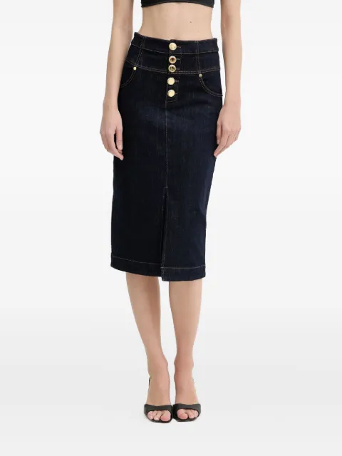 Marciano denim midi skirt
