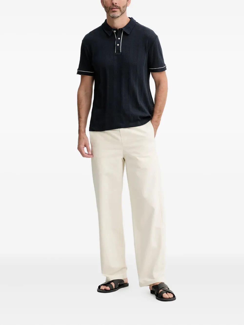 Marciano trim-detail polo shirt - Blauw