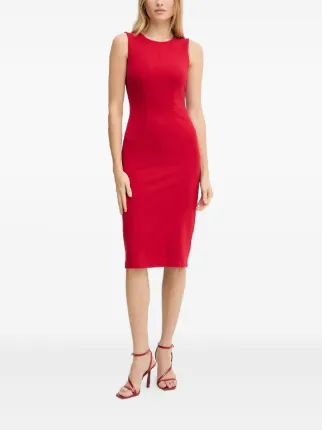strapless open back dress Tight Long Jersey Prom Dress with Strappy Open Back– PromGirl