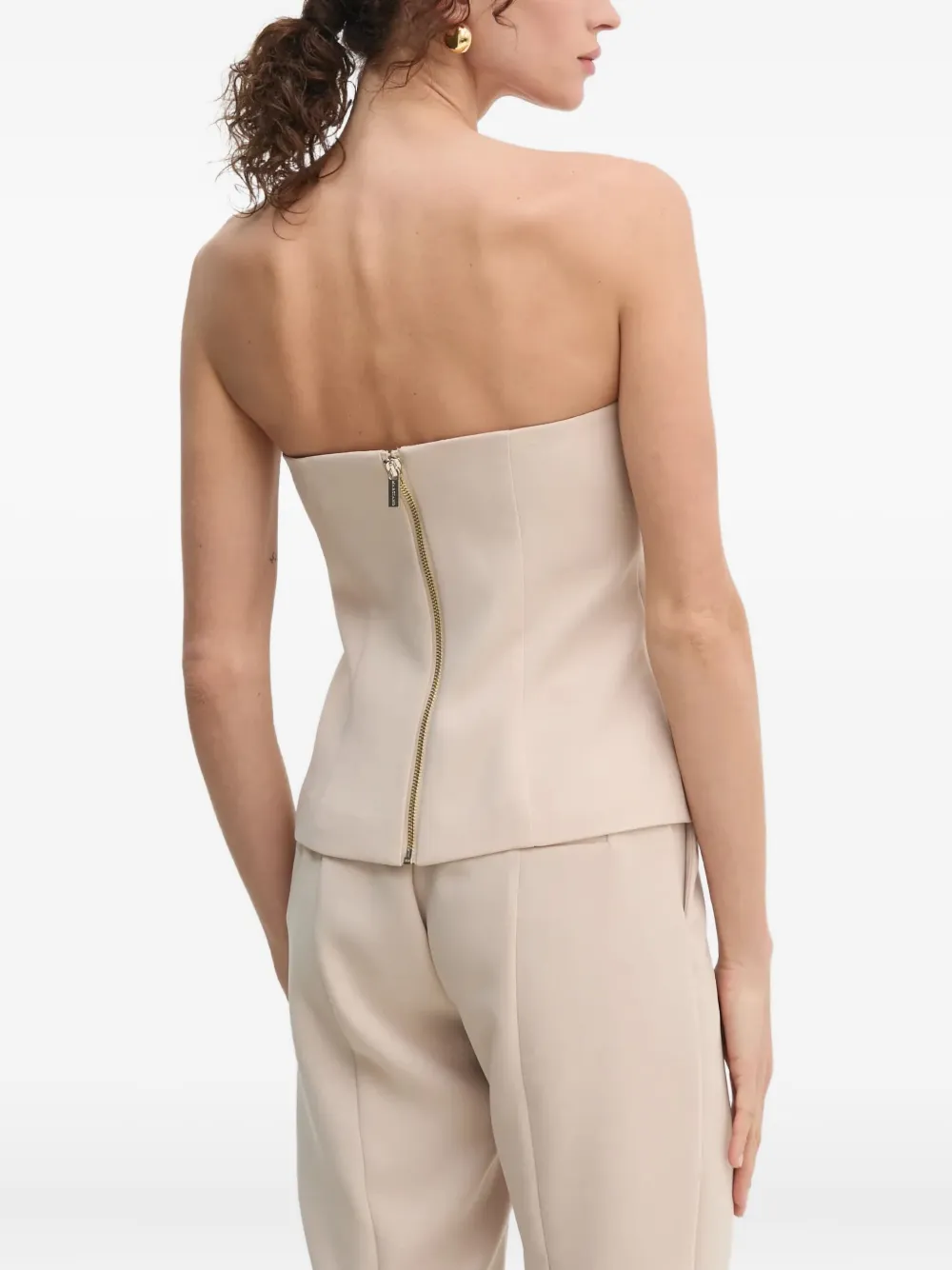 Marciano Strapless Top In Brown