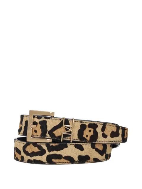 GUESS USA leopard-print belt