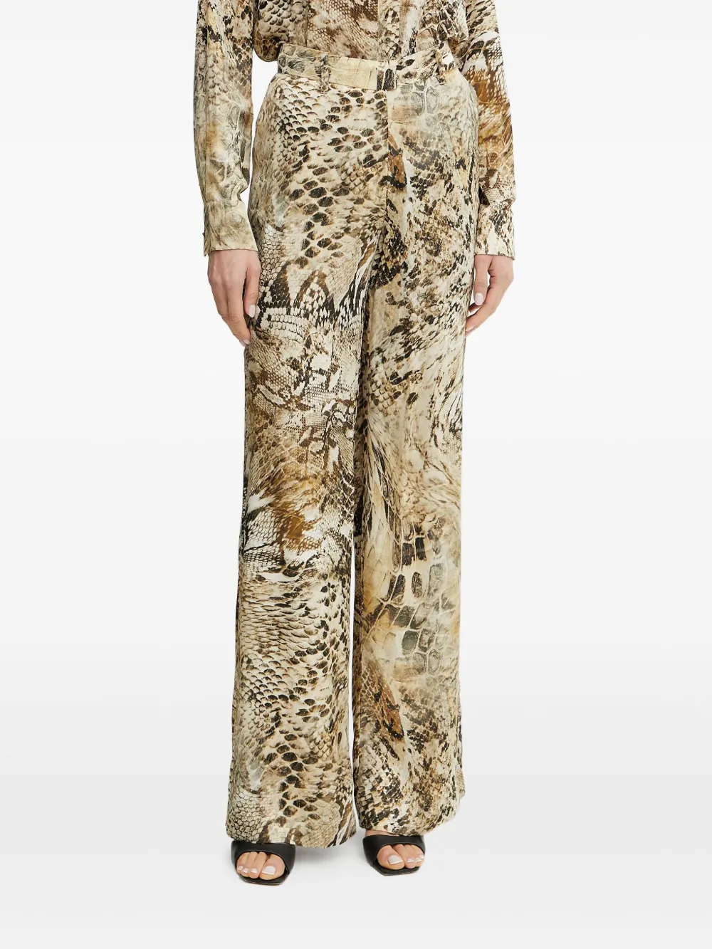 Marciano Giselle printed trousers | Nude | Image 1