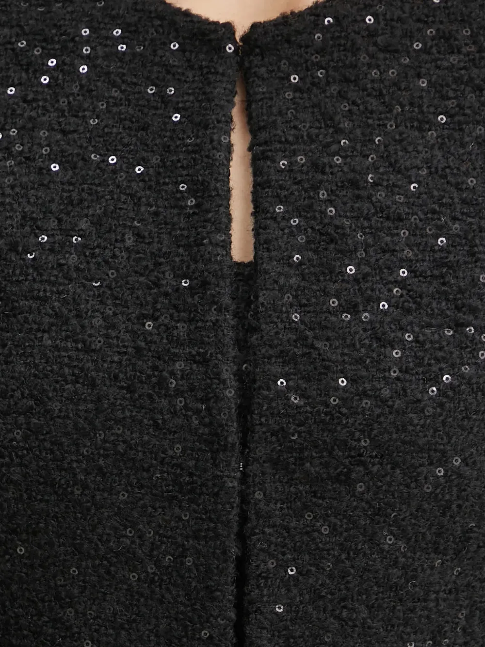 Marciano Sequin-embellished Jacket In Black
