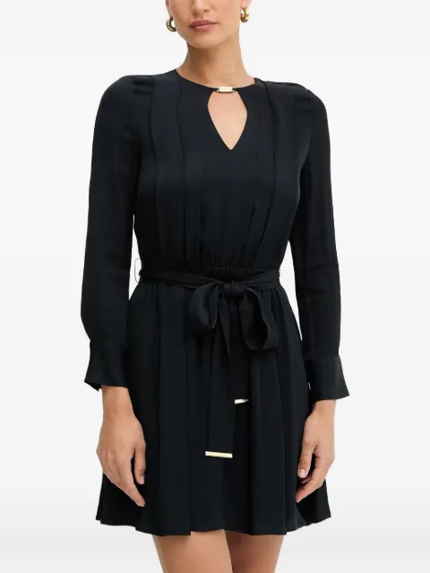 Marciano keyhole-detail tie-fastening mini dress