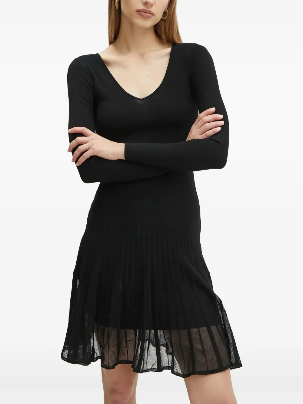 MARCIANO by GUESS Mini-jurk met diepe ronde hals - Zwart