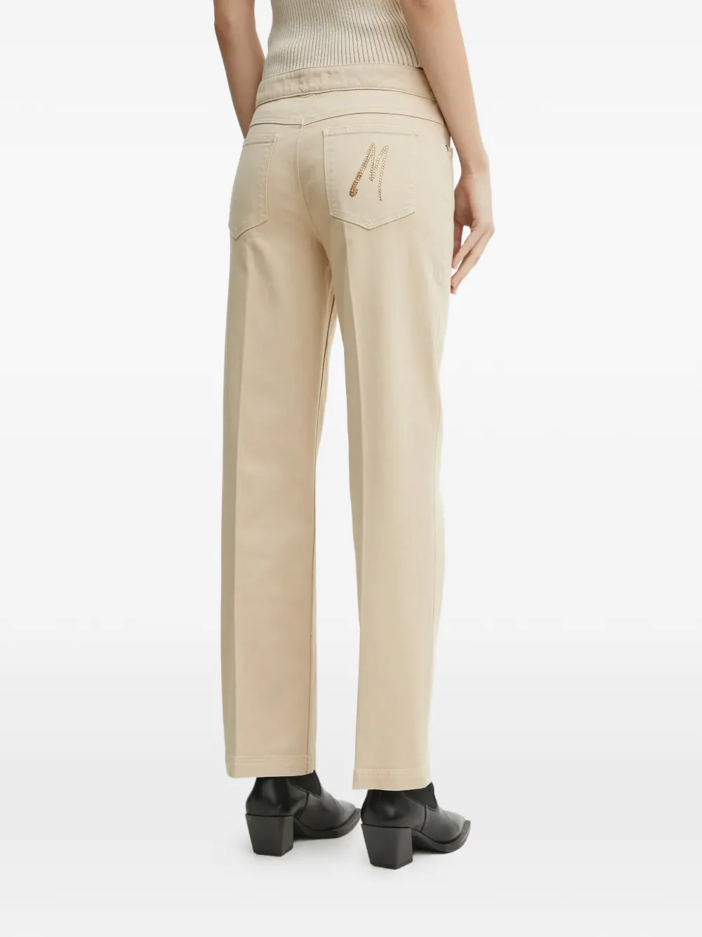 MARCIANO by GUESS Jeans met vijf zakken en kettingdetail Beige
