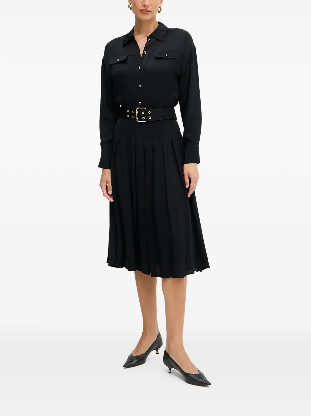 MARCIANO by GUESS buttoned belted midi dress | Day Dresses | Image 2