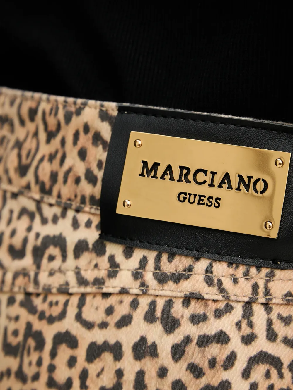 MARCIANO by GUESS Jeans met luipaardprint Bruin