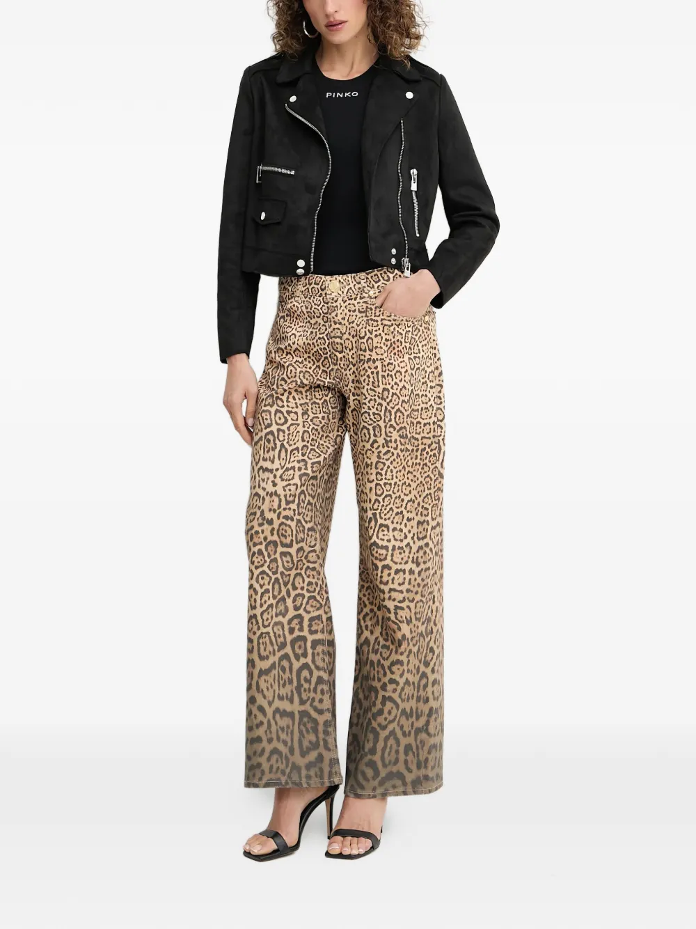 Marciano leopard-print jeans | Jeans anchos | Image 2