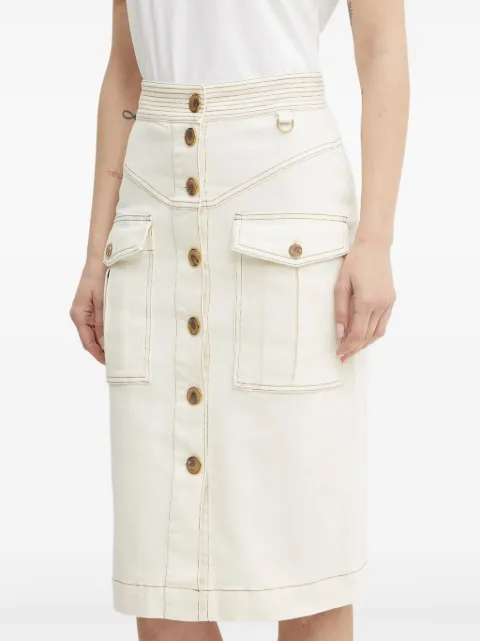 Marciano Naomi pocket-detail midi skirt