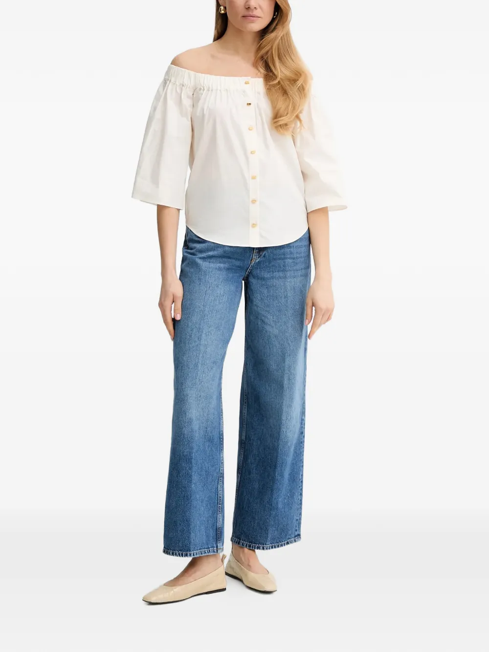 Marciano off-shoulder button top | Blusas | Image 2