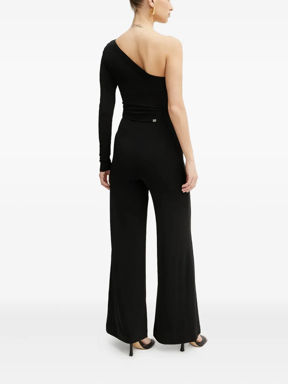 Marciano Matilde One-shoulder Jumpsuit In Black