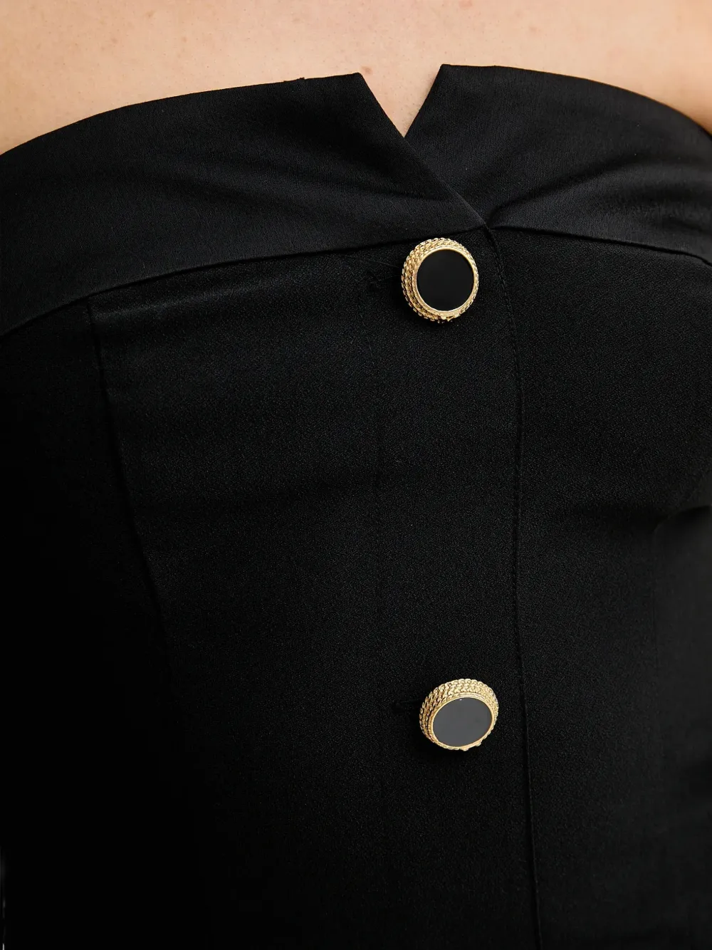 Marciano Vittoria Strapless Mini Dress In Black