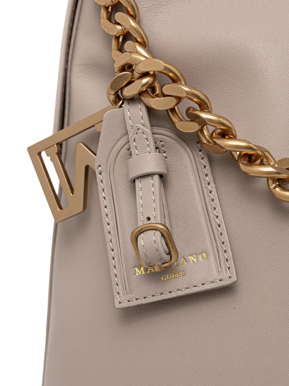 Marciano Chain Strap Tote Bag In Neutral