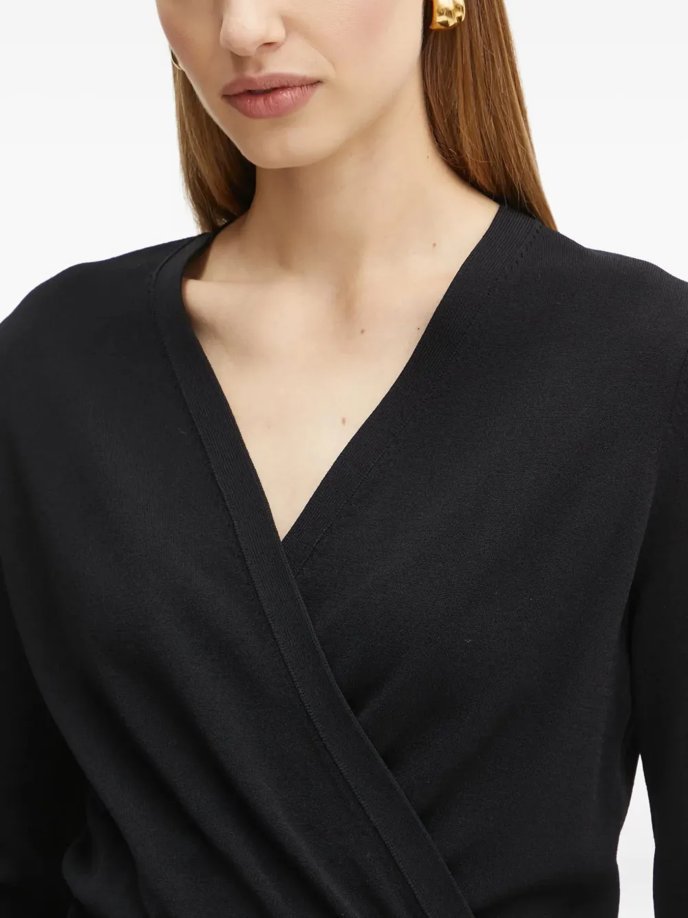Marciano V-neck Top In Black