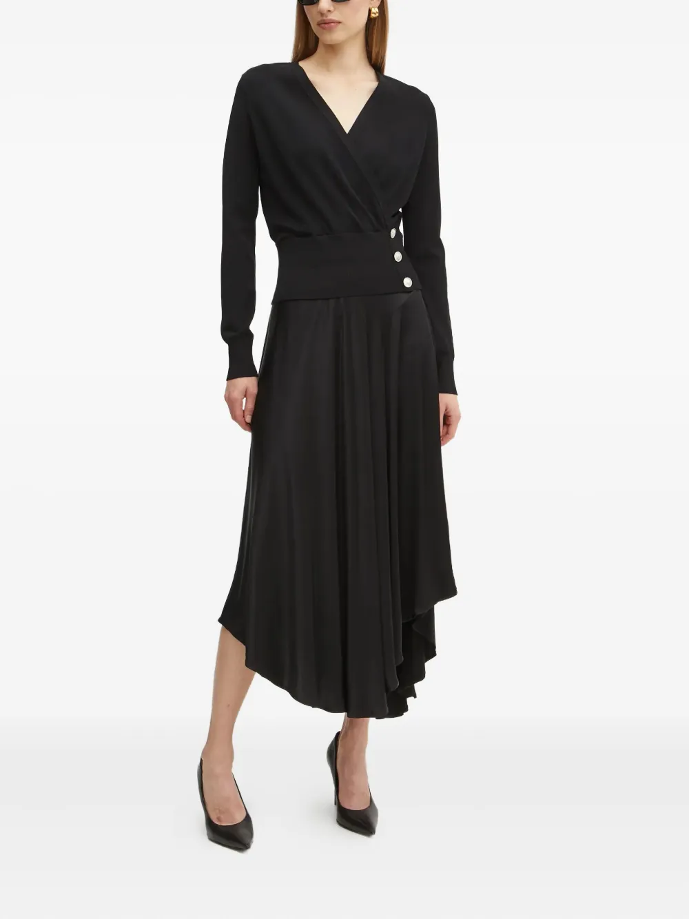 Marciano V-neck Top In Black