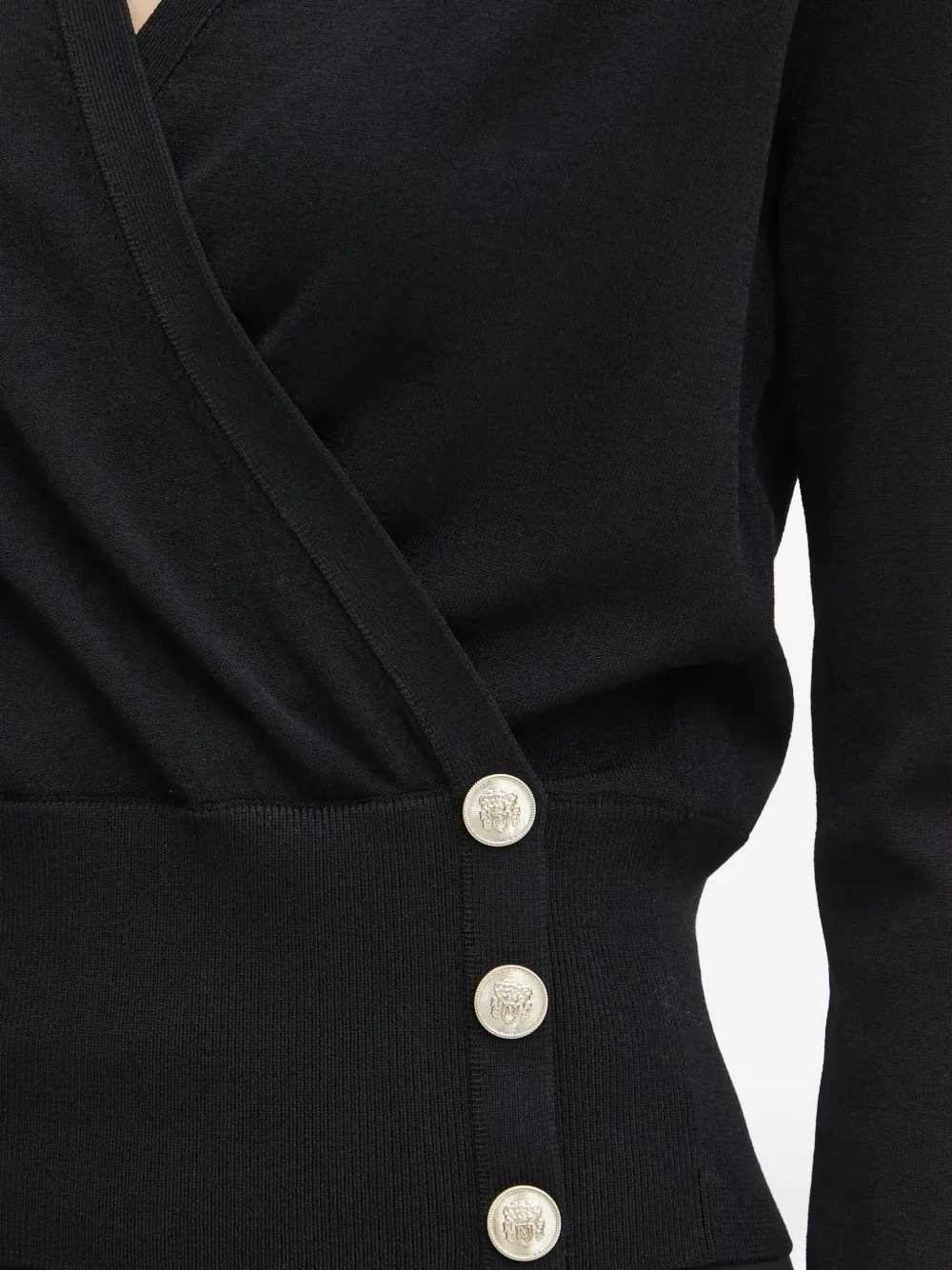 Marciano V-neck Top In Black