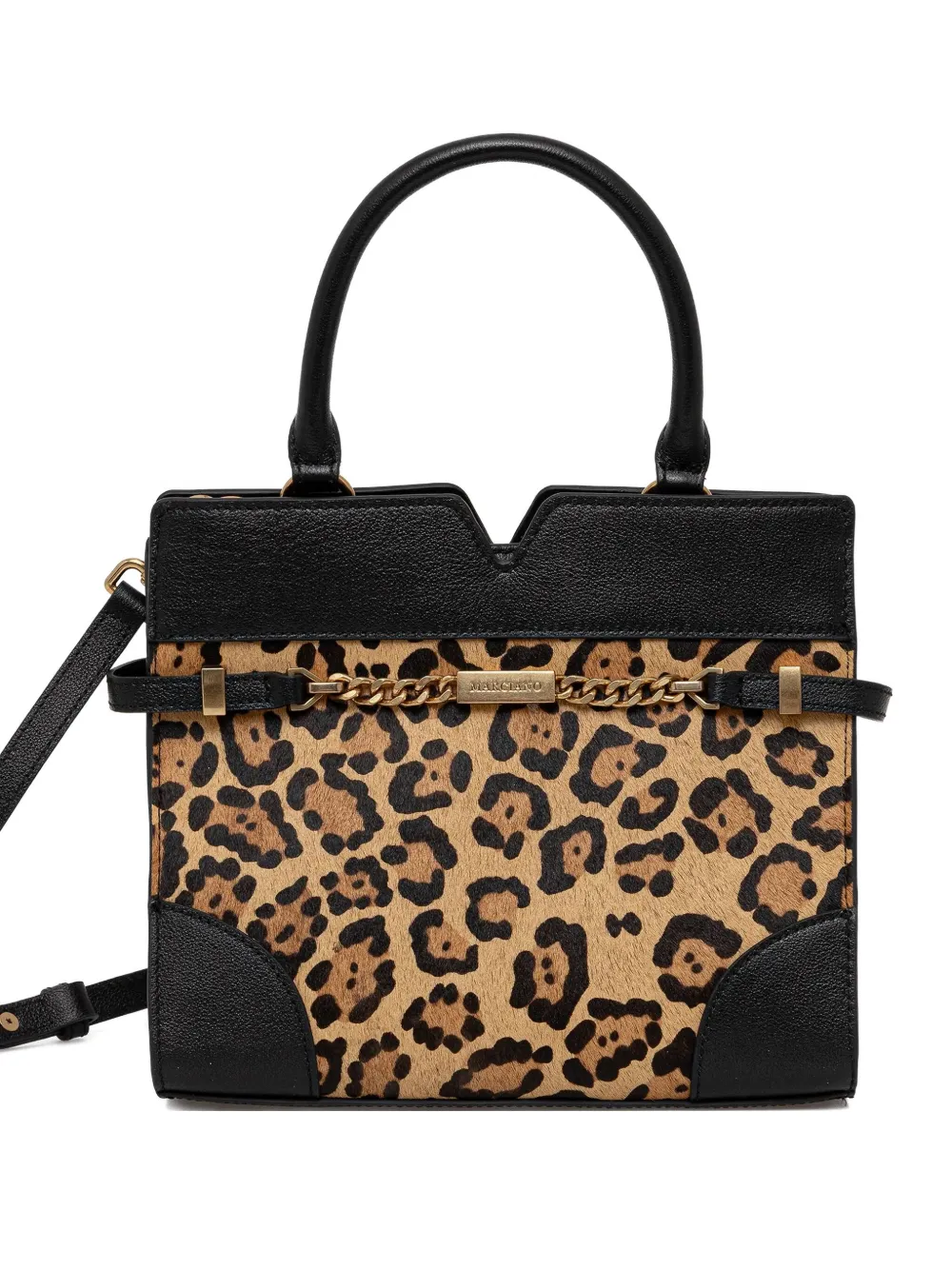 Marciano leopard-print tote bag | Black | Image 1