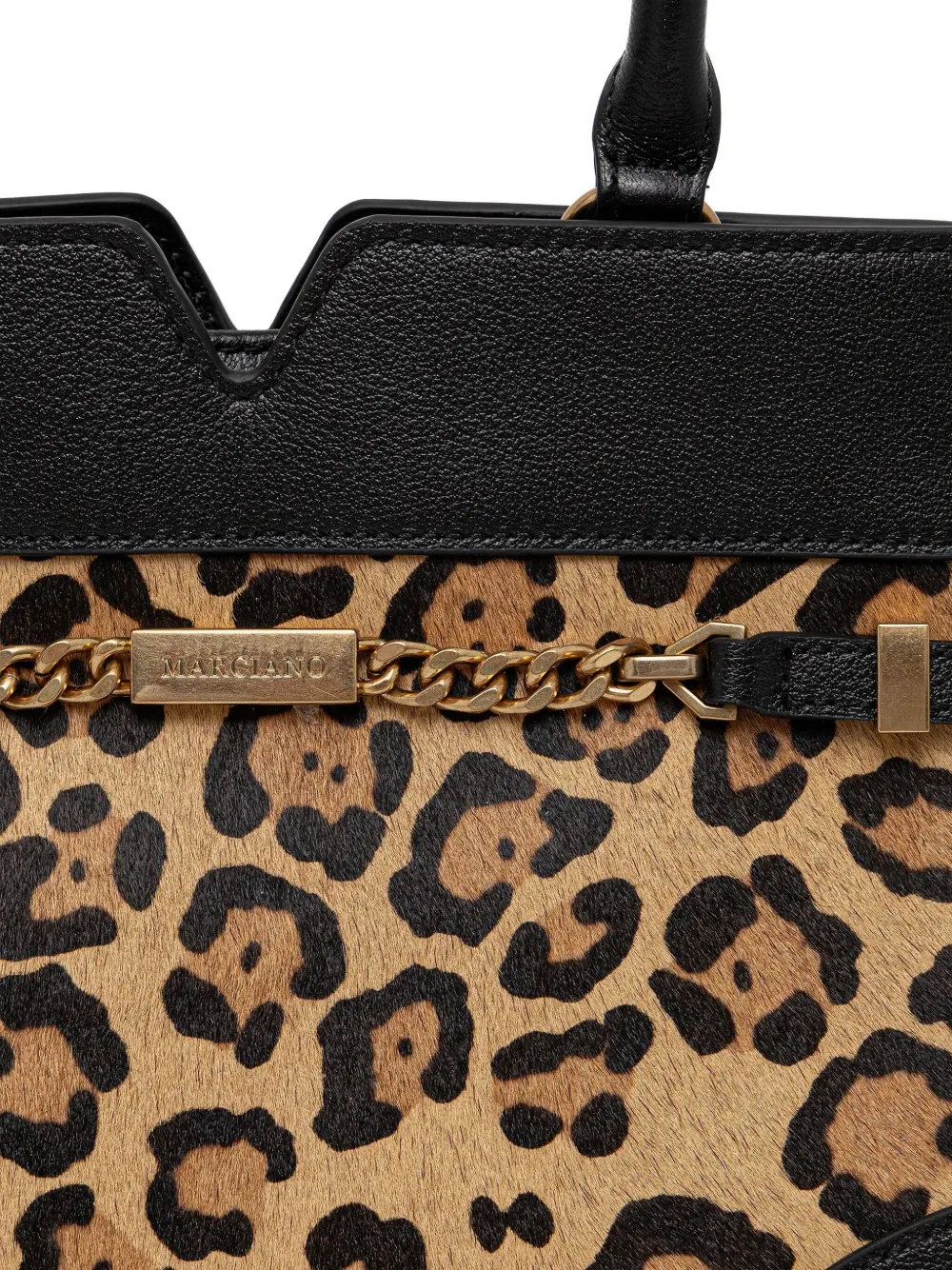 Marciano Leopard-print Tote Bag In Brown