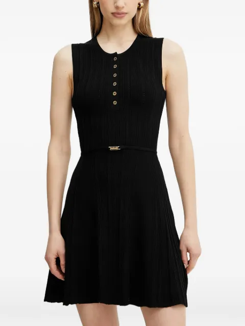 Marciano button-detail sleveeless midi dress